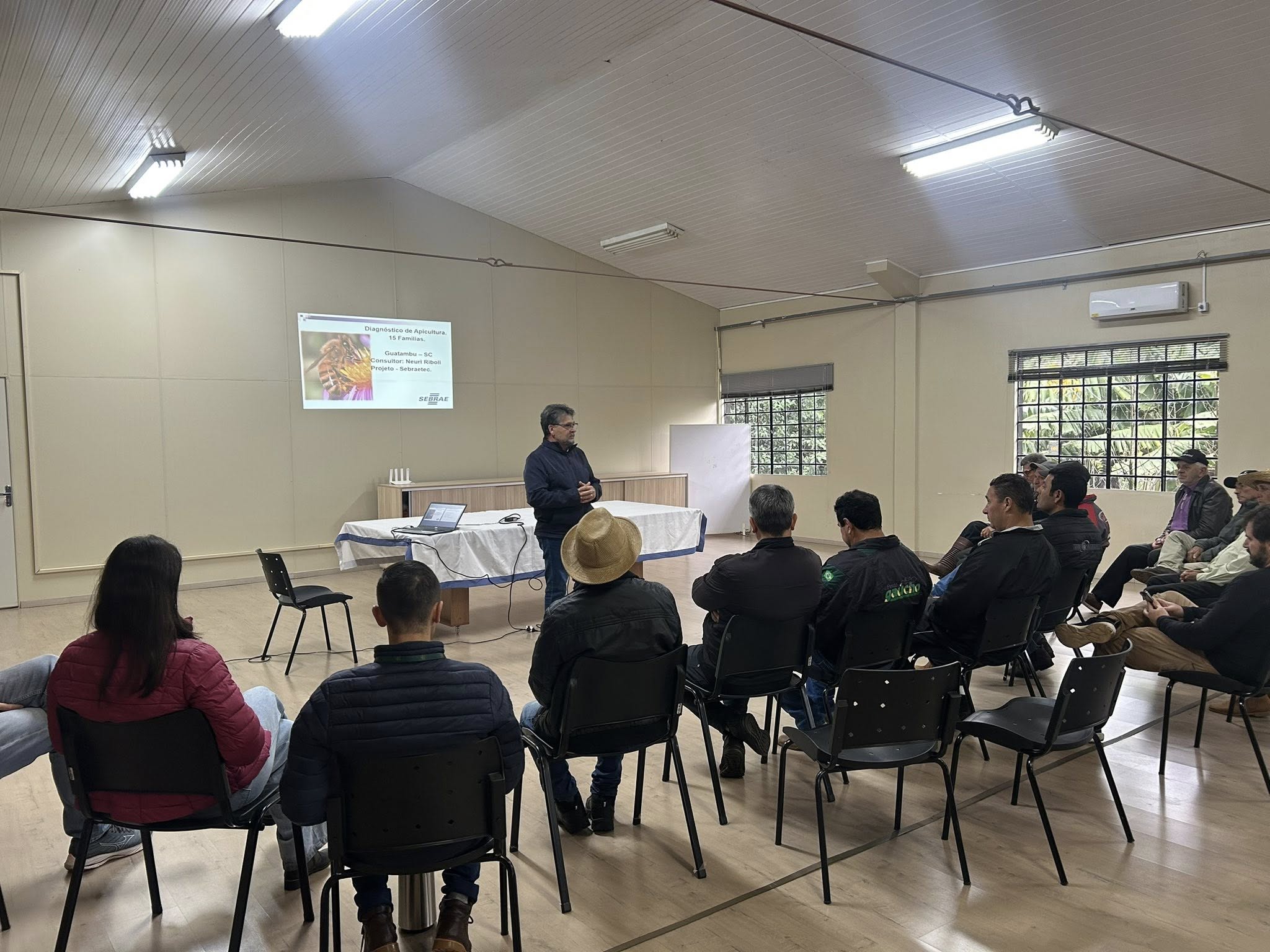 Capa Diagnóstico técnico reúne apicultores e impulsiona fortalecimento da produção de mel em Guatambu