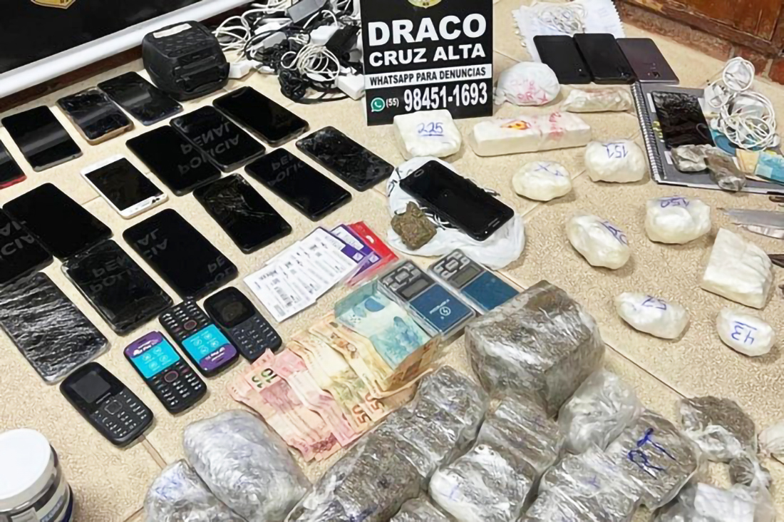 Capa Operação da Draco desmantela rede de tráfico de drogas dentro do Presídio de Cruz Alta