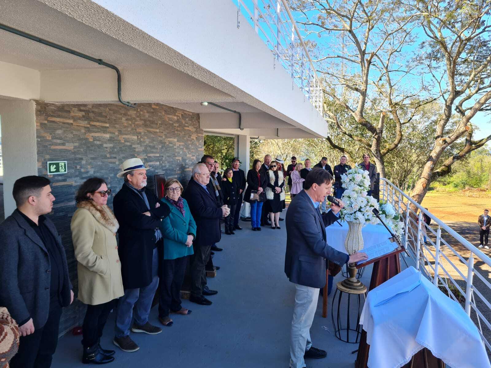 Capa Amuceleiro marca presença na inauguração do Mirante de Nossa Senhora dos Navegantes em Barra do Guarita