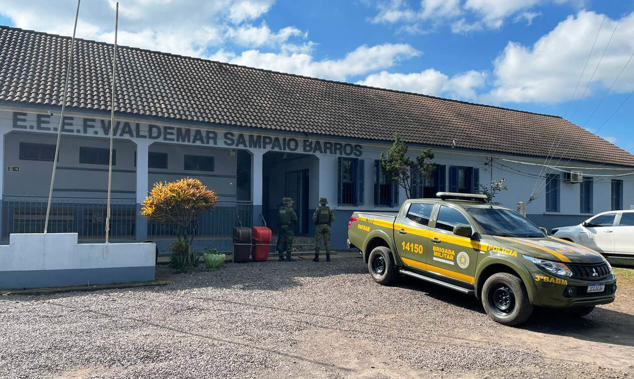 Capa Brigada Militar intensifica patrulhamento em escolas rurais do Norte e Noroeste do RS