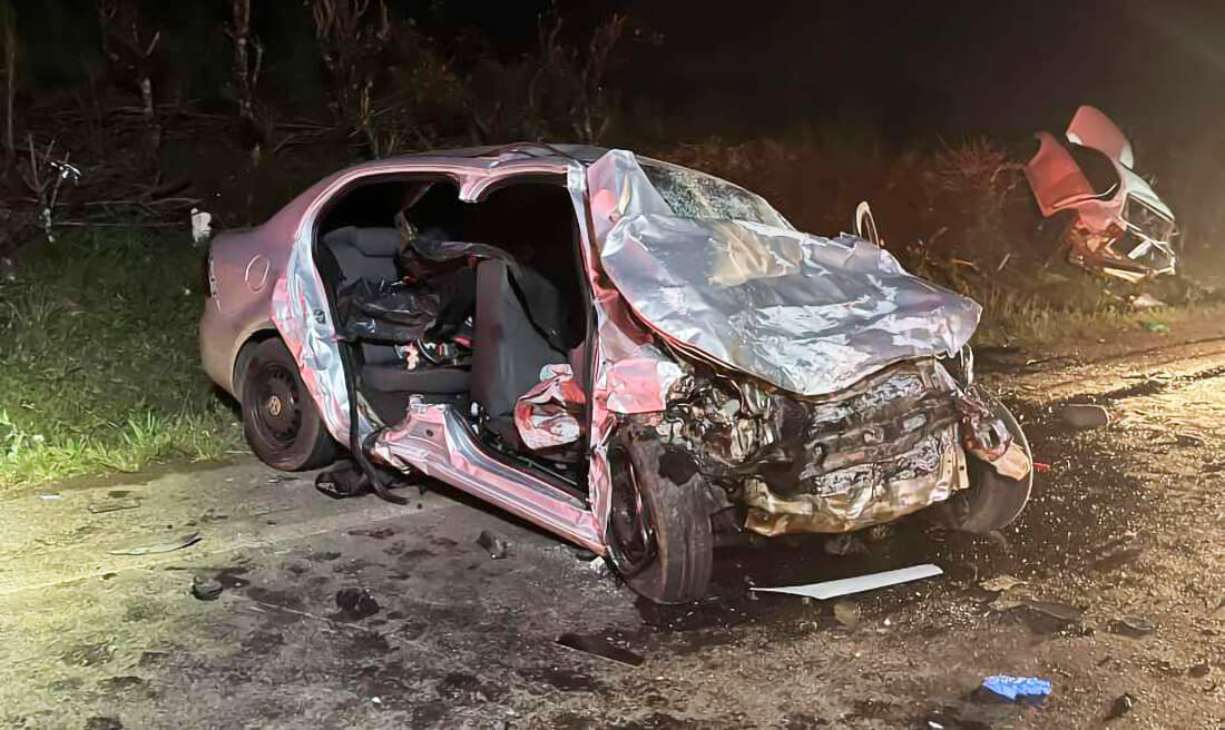 Capa Colisão na ERS-475 deixa três mortos em Getúlio Vargas