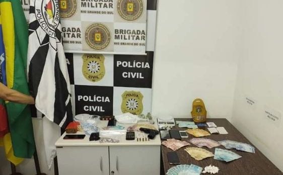 Capa BM e PC cumprem de mandados em Santo Augusto