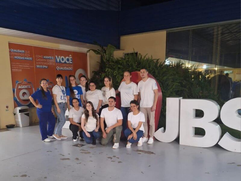 Capa Acadêmicos de Enfermagem realizam atividade na JBS em Seberi