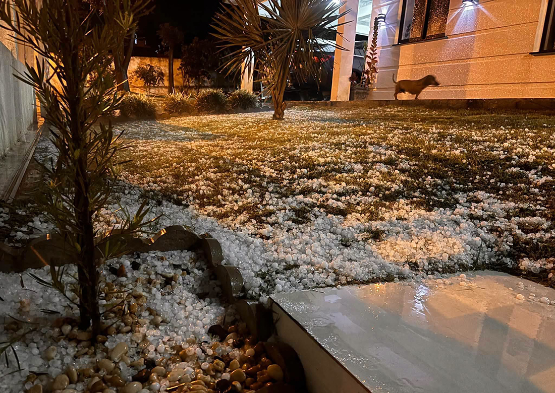 Capa Chuva de granizo e ventos fortes atingem Frederico Westphalen e provoca estragos em residências