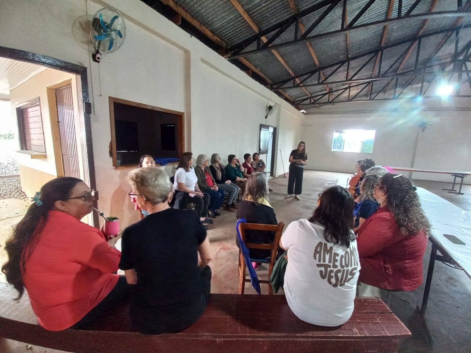 Capa CRAS e Assistência Social de Rio dos Índios reúnem grupos comunitários em almoço e debate do Agosto Lilás