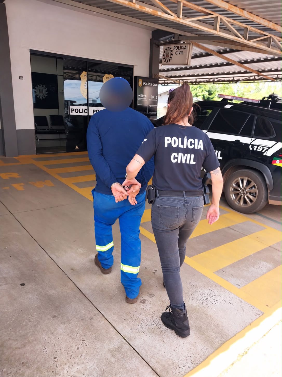 Capa  Operação Protetor de Divisas cumpre mandado de prisão definitiva por estupro de vulnerável em Frederico Westphalen