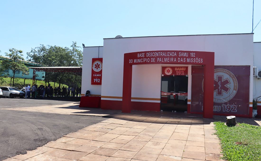 Capa SAMU de Palmeira das Missões reinaugura base de atendimento