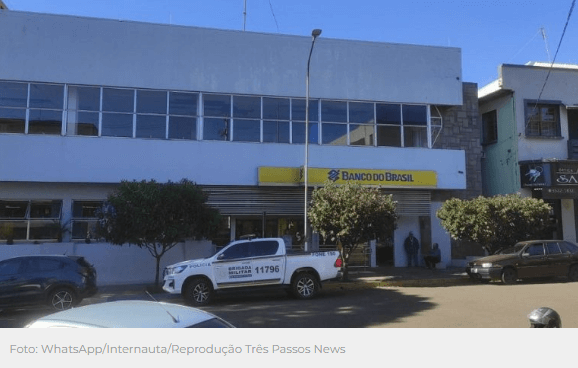 Capa Três Passos: polícia investiga possível invasão ao cofre da agência do Banco do Brasil