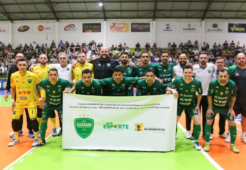 Capa  Guarani Futsal conquista segunda vitória consecutiva no Gauchão