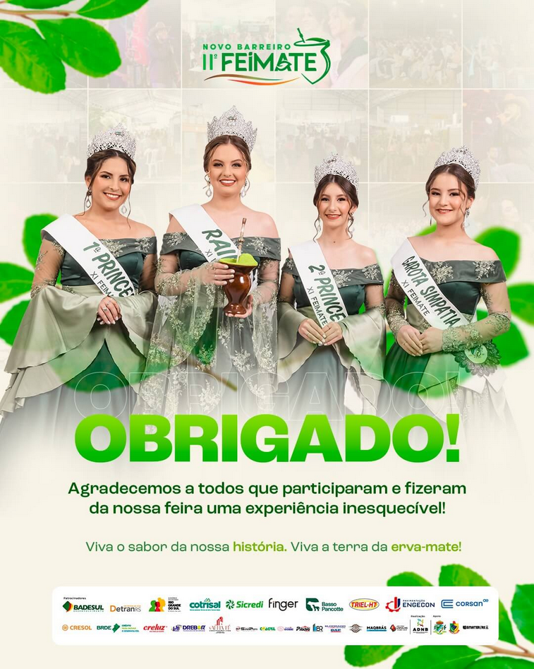 Capa FEIMATE 2025 reúne 25 mil visitantes e movimenta R$ 1 milhão em Novo Barreiro
