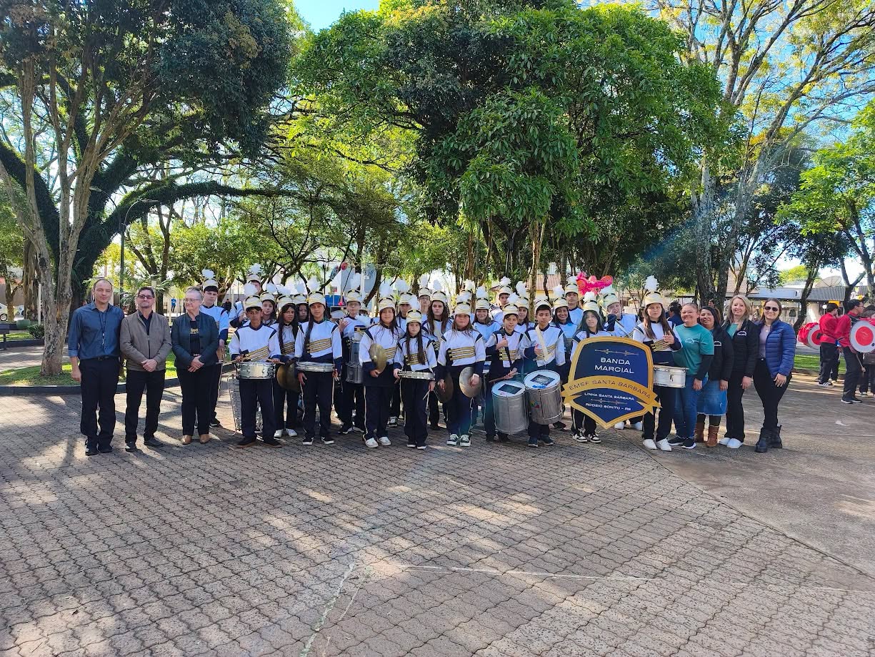 Capa Projeto de Banda Marcial de Rodeio Bonito foi selecionado pelo Ministério da Educação como experiência inspiradora
