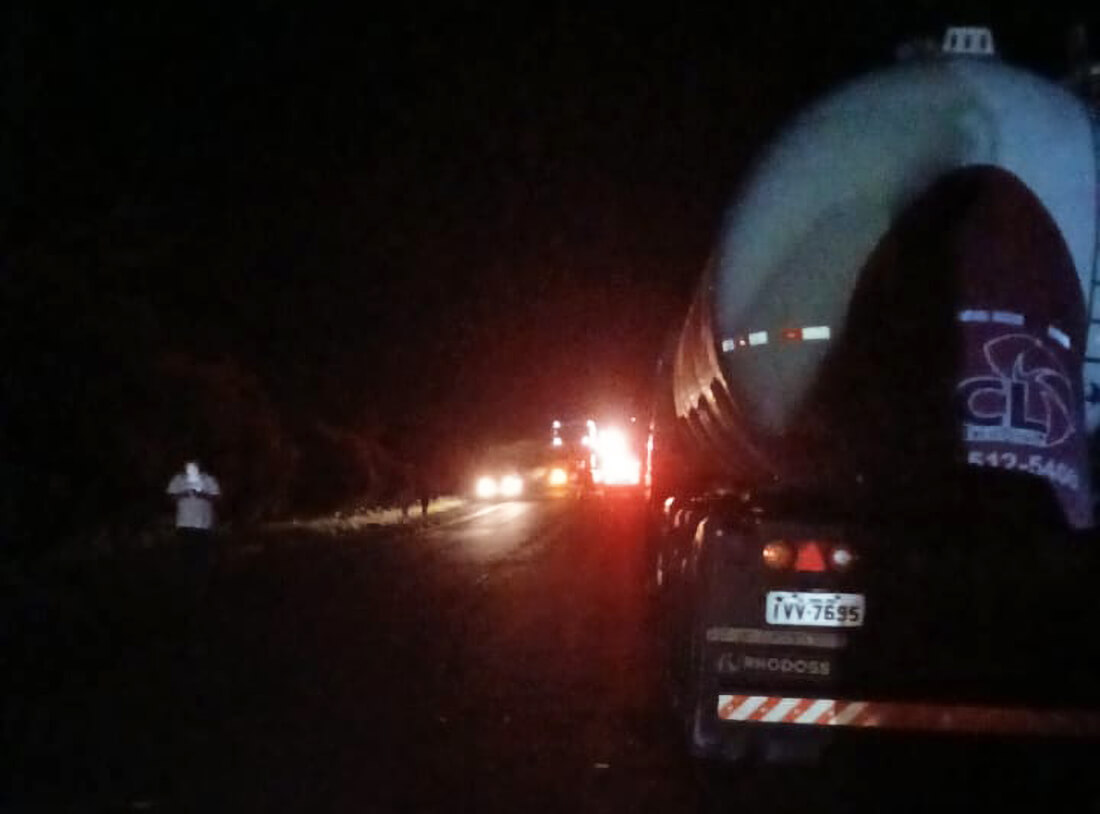 Capa Acidente fatal entre moto e carreta é registrado na BR-468 em Coronel Bicaco