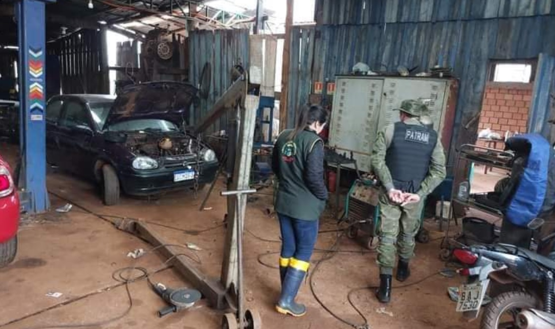 Capa Operação conjunta fiscaliza oficinas em Coronel Bicaco