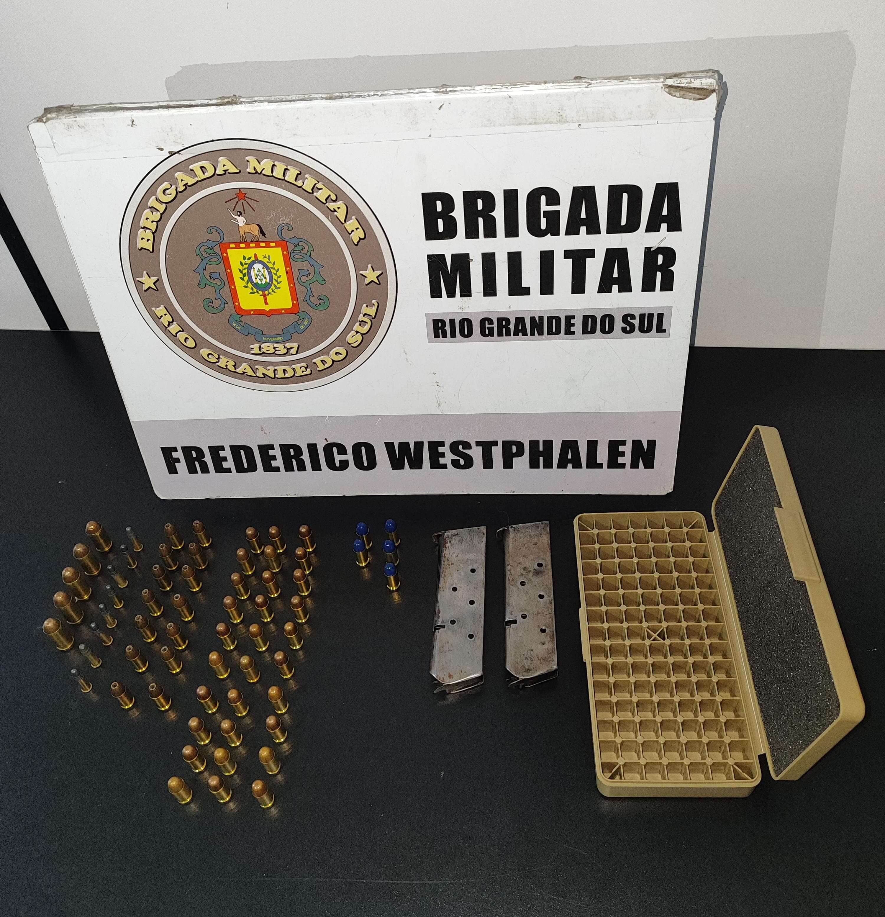 Capa Homem é preso por posse irregular de munição de calibre restrito em Frederico Westphalen