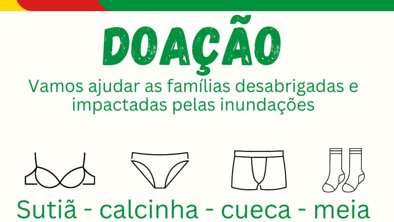 Capa Professores da UFSM-FW lançam campanha por roupas íntimas para desabrigados