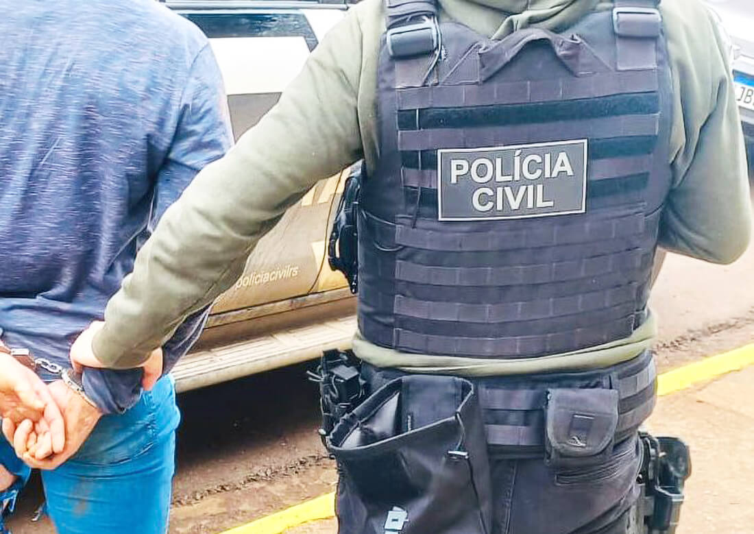 Capa Foragido da Comarca de Parobé é preso em Lajeado do Bugre