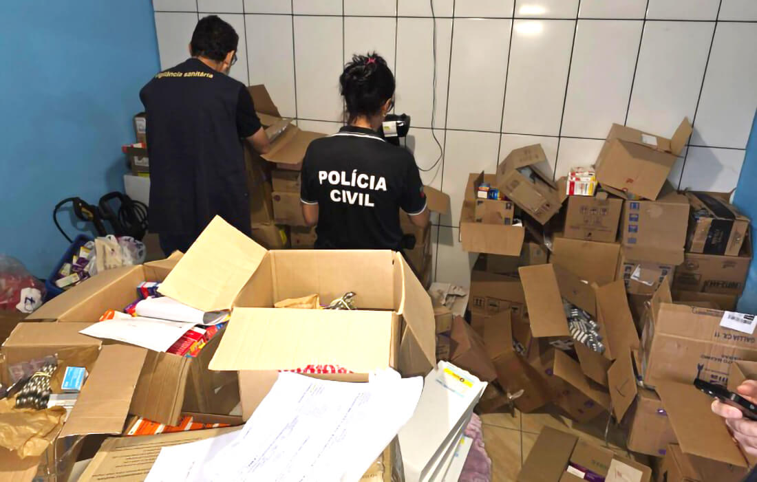 Capa Polícia Civil prende envolvidos em esquema de venda ilegal de medicamentos que ameaçava a saúde pública