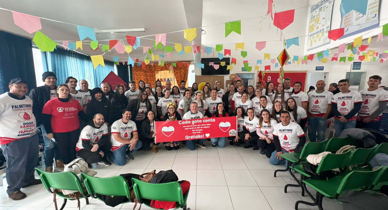 Capa Ação do Junho Vermelho mobiliza dezenas de doadores de sangue em Frederico Westphalen