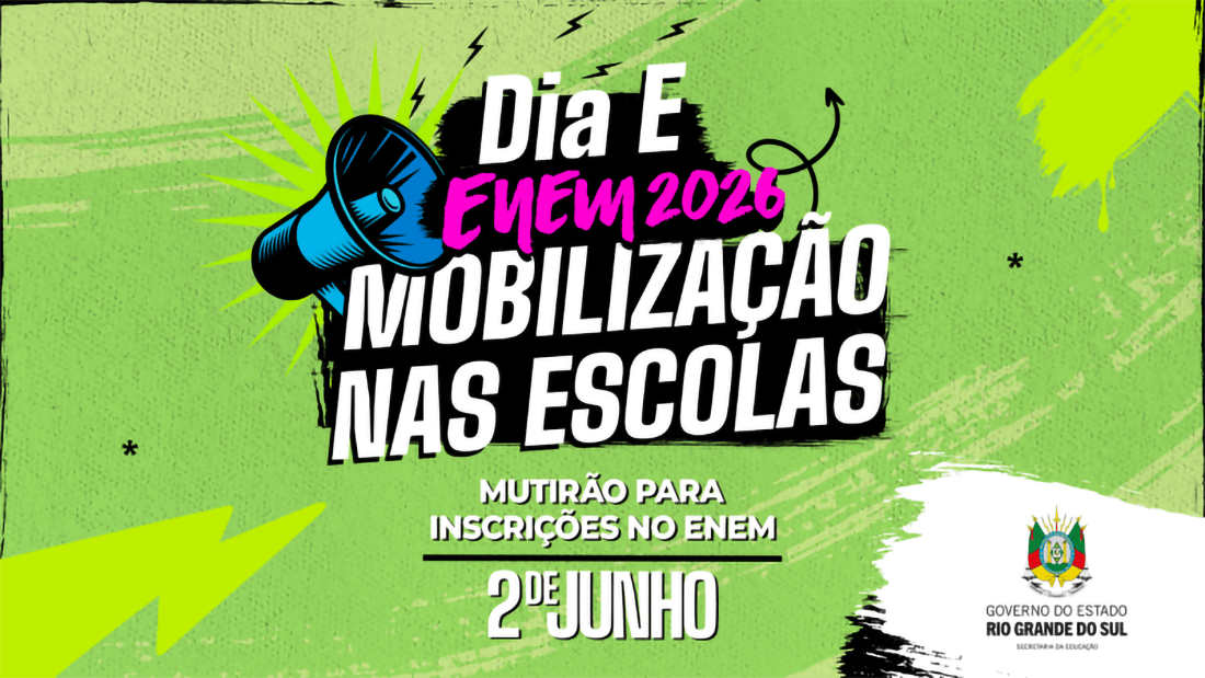 Capa Secretaria da Educação promove mobilização nas escolas estaduais para incentivar inscrições no Enem 2026