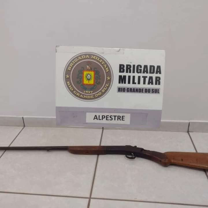 Capa Alpestre: Brigada Militar apreende arma de fogo irregular