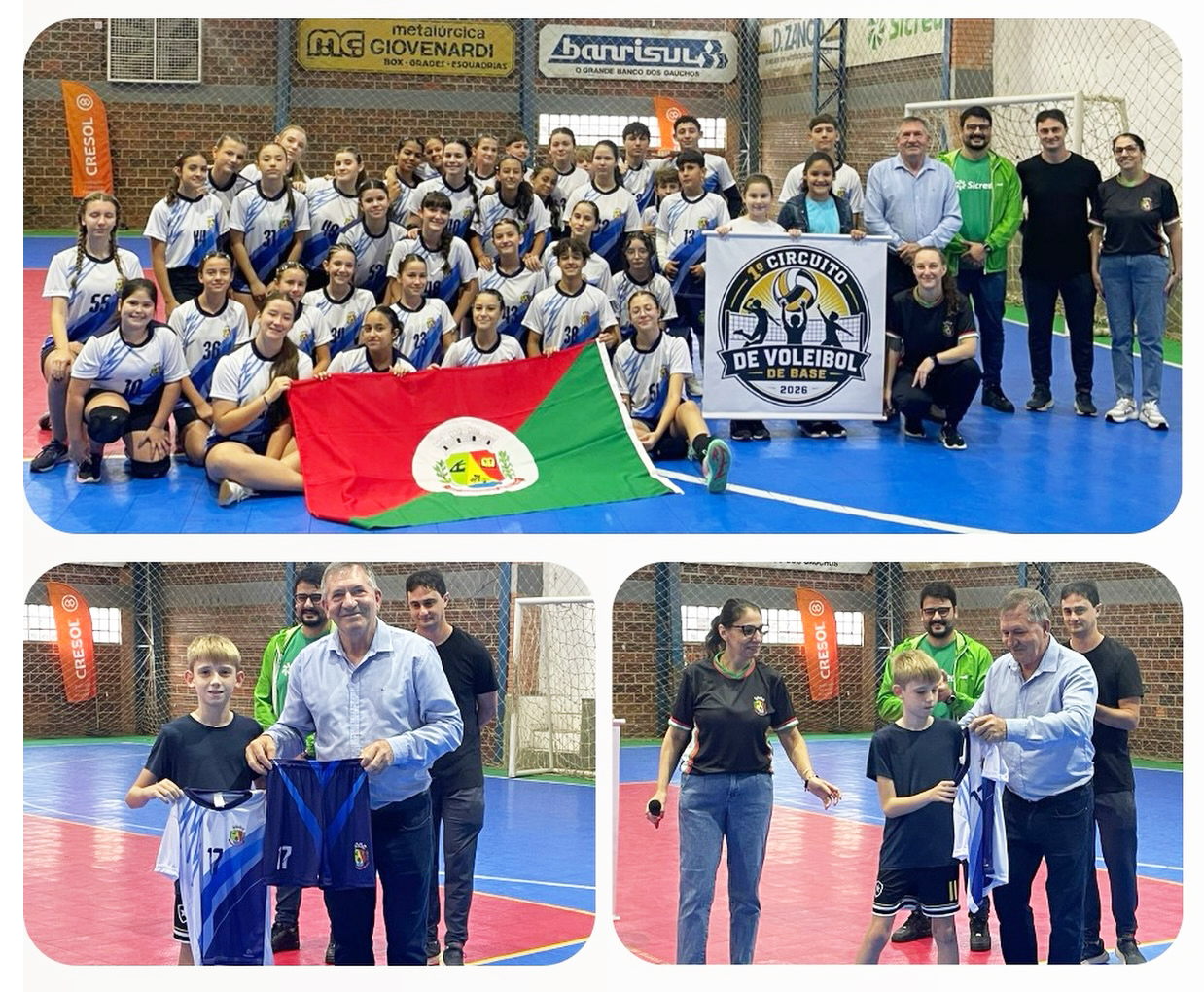 Capa Taquaruçu do Sul investe em novos uniformes para escolinhas de futsal e voleibol