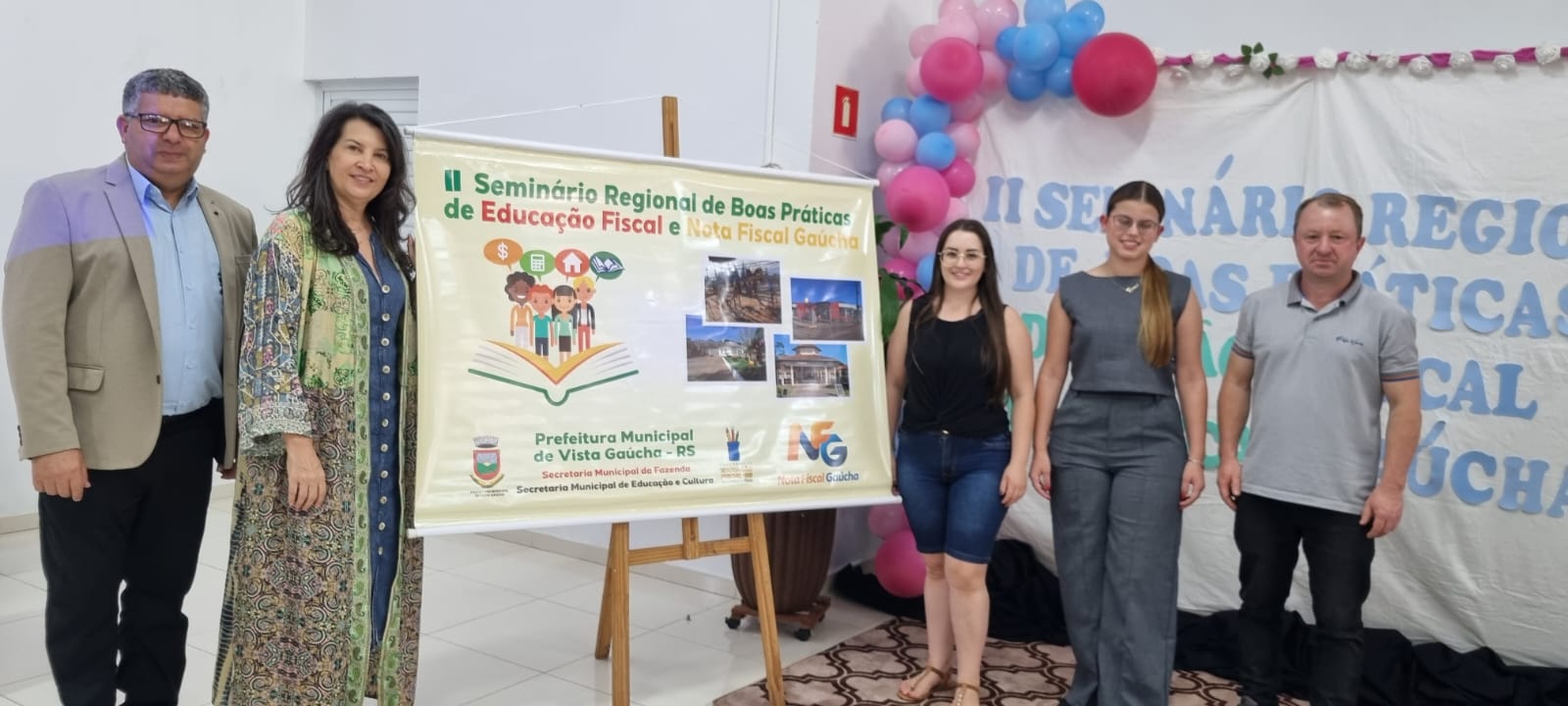 Capa Servidores de Pinhal participam de seminário sobre Educação Fiscal em Vista Gaúcha