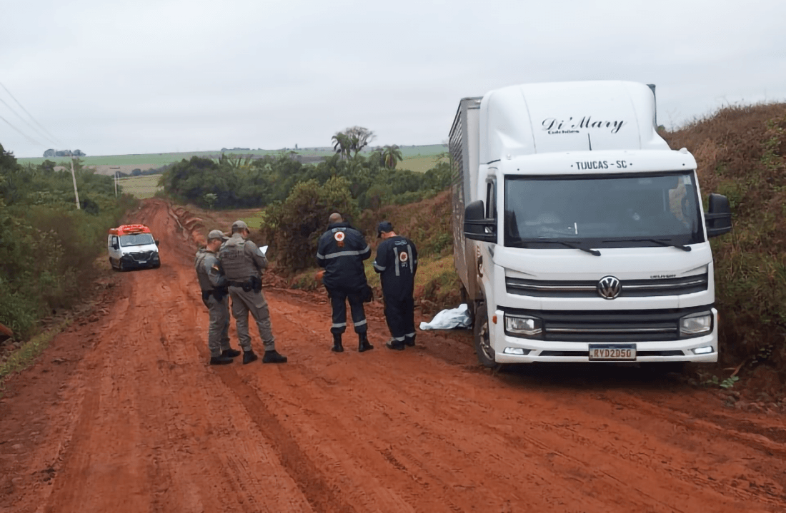 Capa Corpo de homem é localizado sob caminhão na divisa entre Cruz Alta e Boa Vista do Cadeado