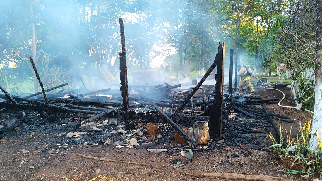 Capa Bombeiros combatem incêndios em Miraguaí e Derrubadas
