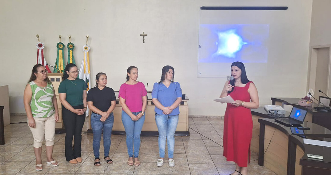 Capa Encontro abre o ano letivo para professores e funcionários da rede pública municipal de Liberato Salzano