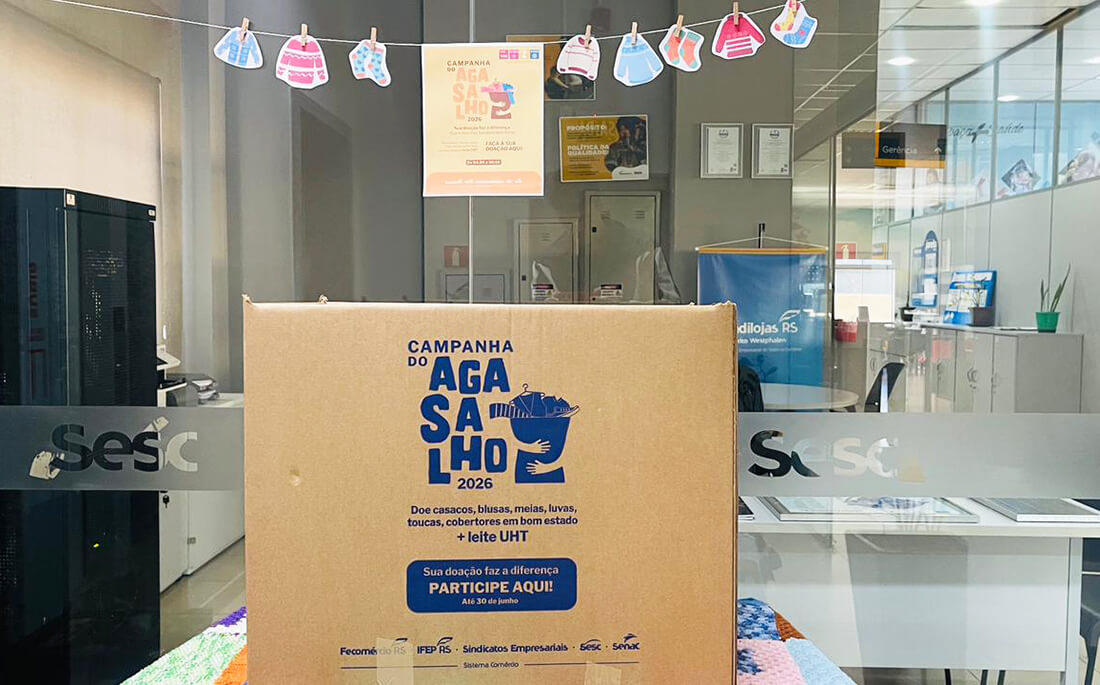 Capa Sesc Frederico Westphalen arrecada donativos na Campanha do Agasalho 2026