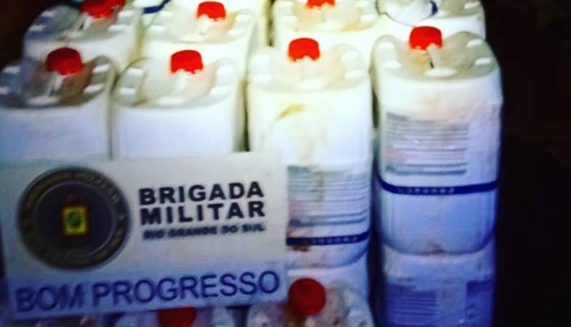 Capa Esperança do Sul: 7º BPM realiza grande apreensão de agrotóxicos