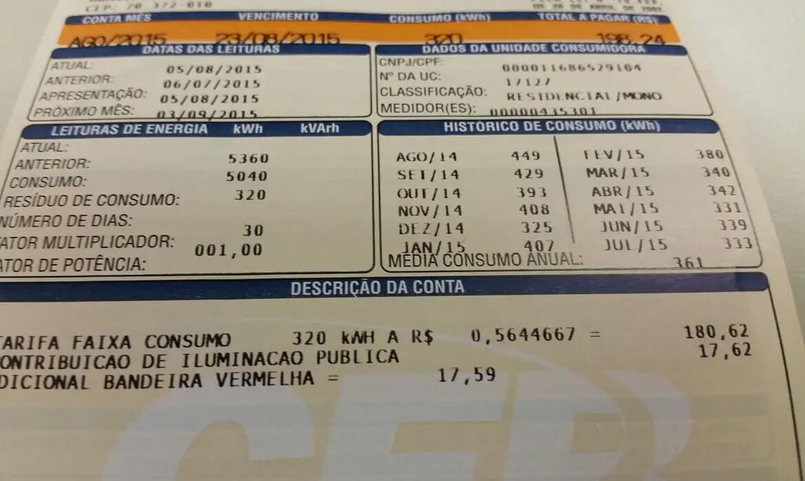 Capa Aneel eleva para 6,3% projeção de aumento da conta de luz