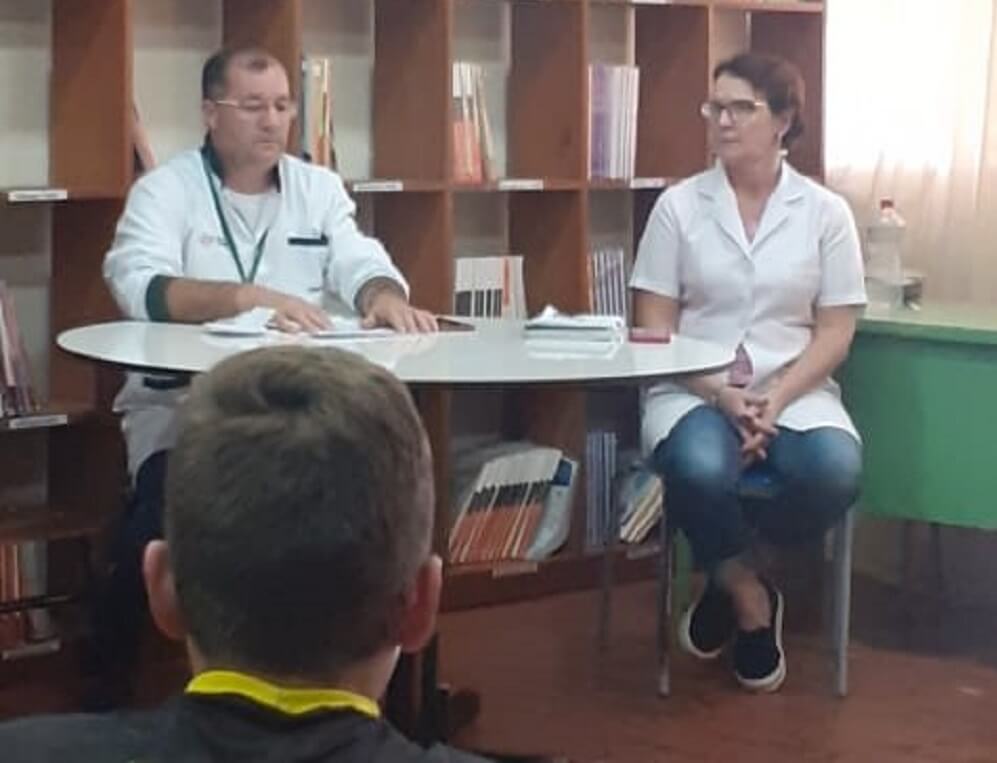 Capa Secretaria da Saúde de FW realiza conversa sobre orientações aos alunos