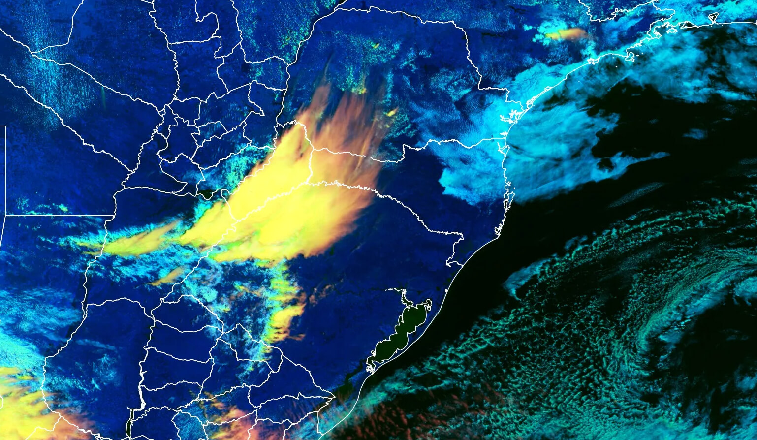 Capa Inmet emite dois alertas laranja para risco de temporal no RS