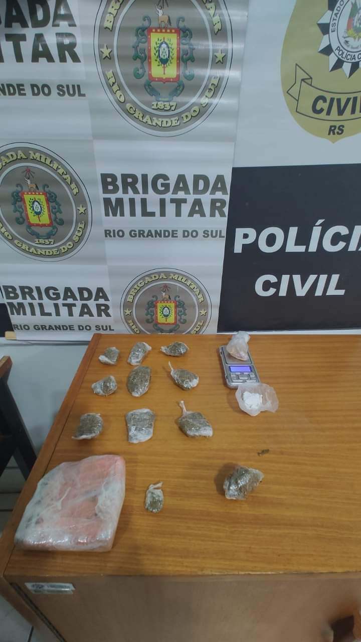 Capa Brigada Militar e Polícia Civil realizam prisões por tráfico de drogas em Bom Progresso