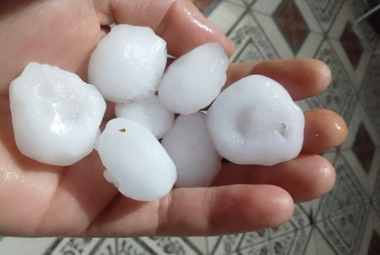 Capa Primavera começa com temporais destrutivos de granizo no Rio Grande do Sul