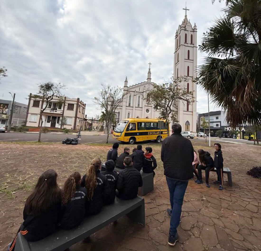 Capa City Tour Escolar de Três Passos convida escolas a explorar o potencial turístico local