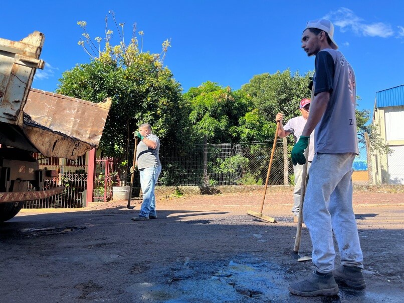 Capa Chuvas em Frederico Westphalen causam estragos nas ruas da cidade