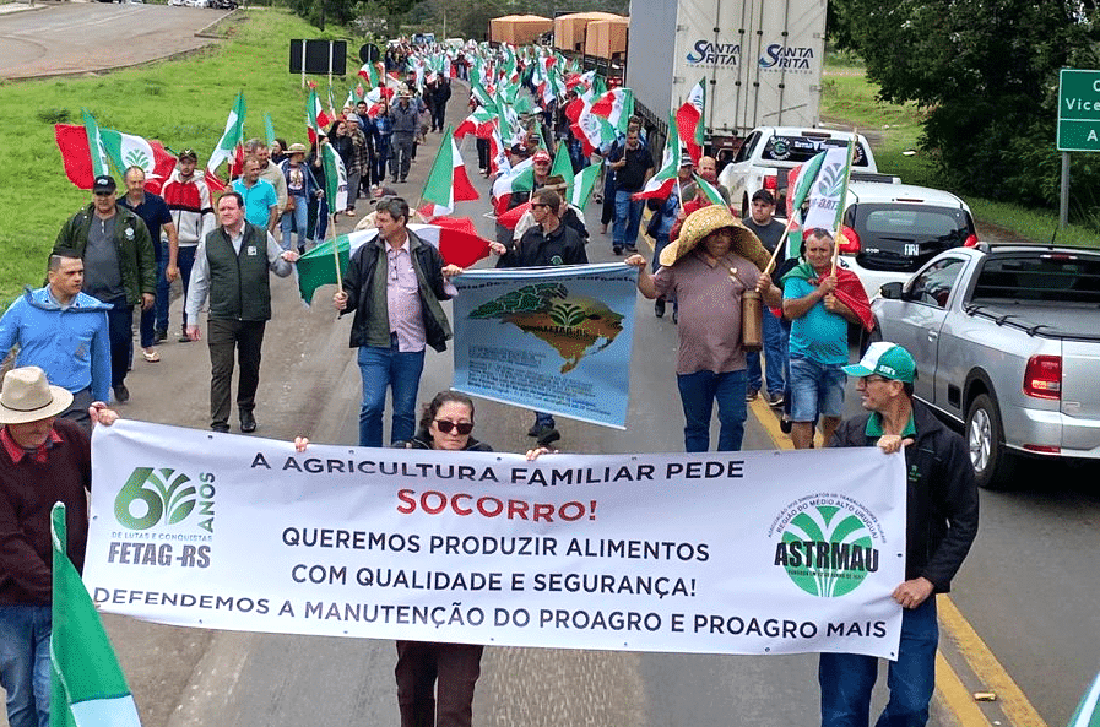Capa Agricultores farão manifestação em Frederico Westphalen na próxima segunda-feira