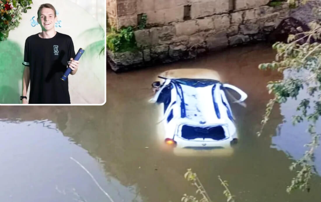 Capa Jovem de 19 anos morre após carro cair de ponte e ficar submerso no RS