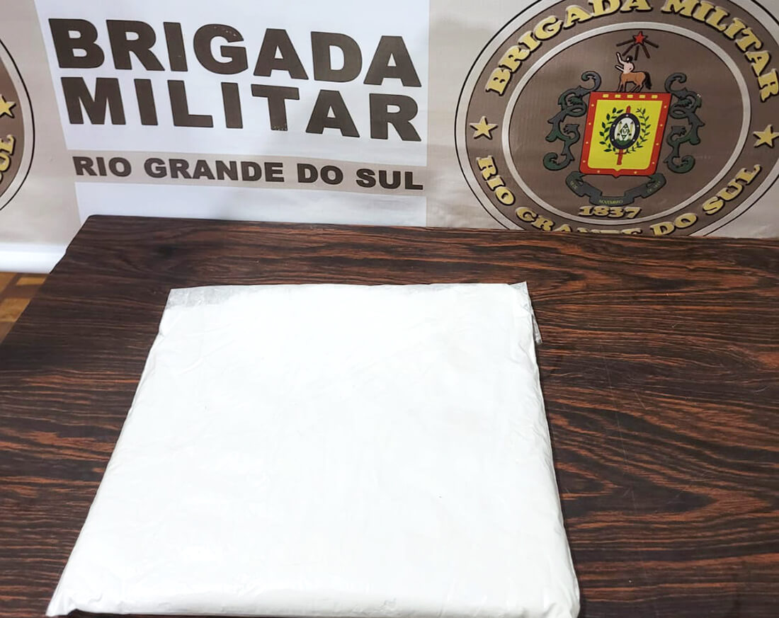Capa Brigada Militar realiza prisão por tráfico de drogas em Tenente Portela