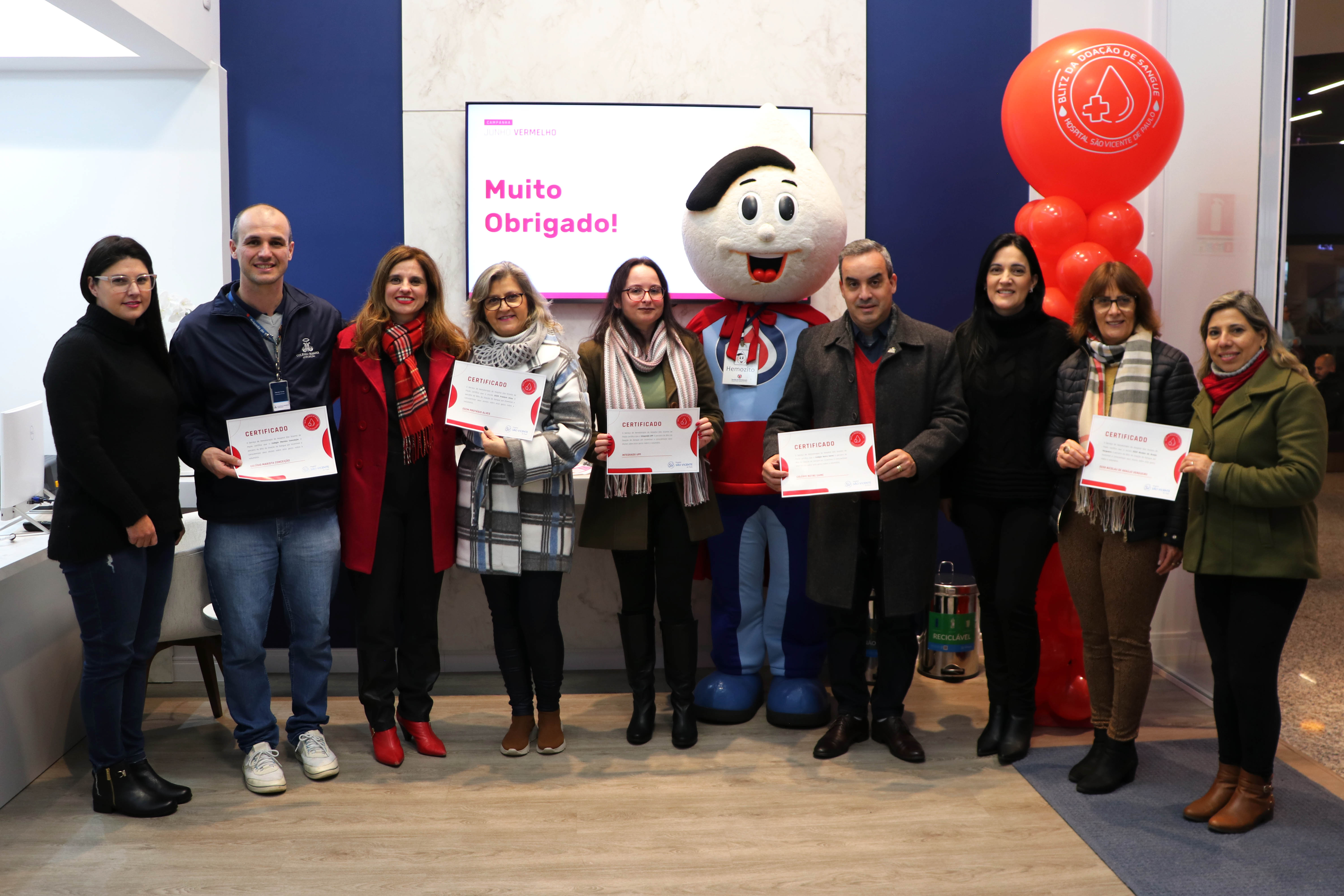 Capa Serviço de Hemoterapia comemora resultados de campanha realizada nas escolas