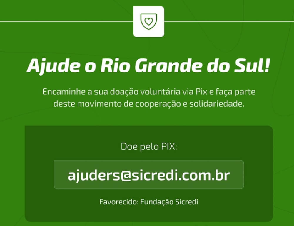 Capa Sicredi promove campanha de doações para ajudar vítimas das enchentes no RS