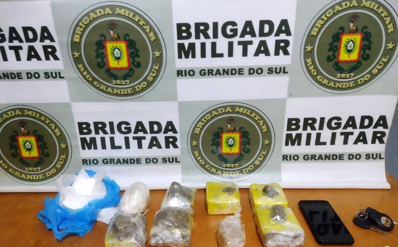 Capa Prisão por tráfico de entorpecentes é realizada em Trindade do Sul