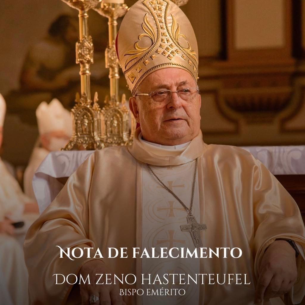 Capa Morre Dom Zeno Hastenteufel Bispo Emérito da Diocese de Novo Hamburgo