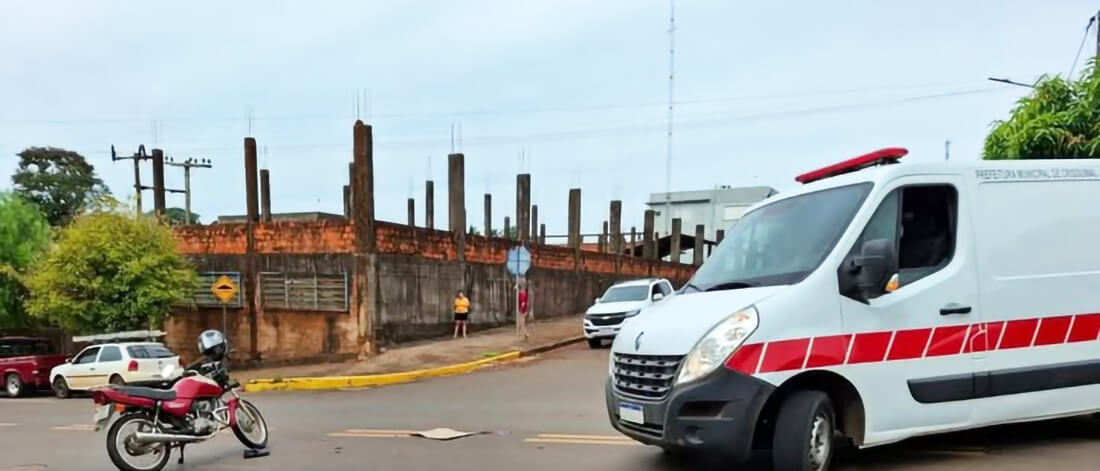 Capa Mulher de 75 anos morre após ser atropelada por motocicleta em Crissiumal