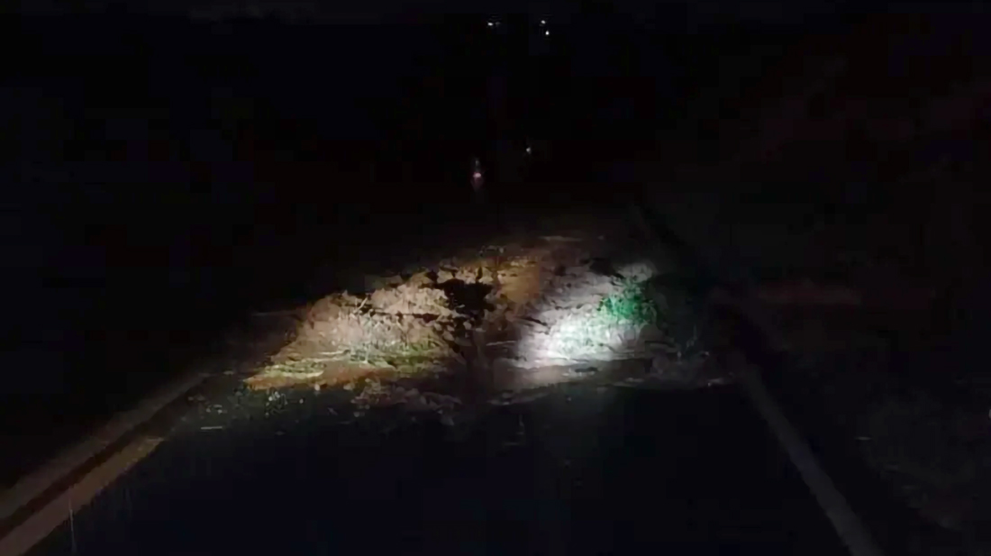 Capa Chuvas causam deslizamentos de terra em rodovia entre Tenente Portela e Derrubadas