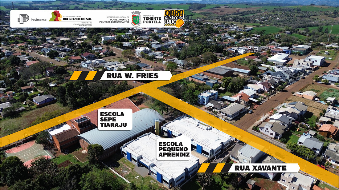 Capa Tenente Portela firma convênio para pavimentação asfáltica de trechos urbanos