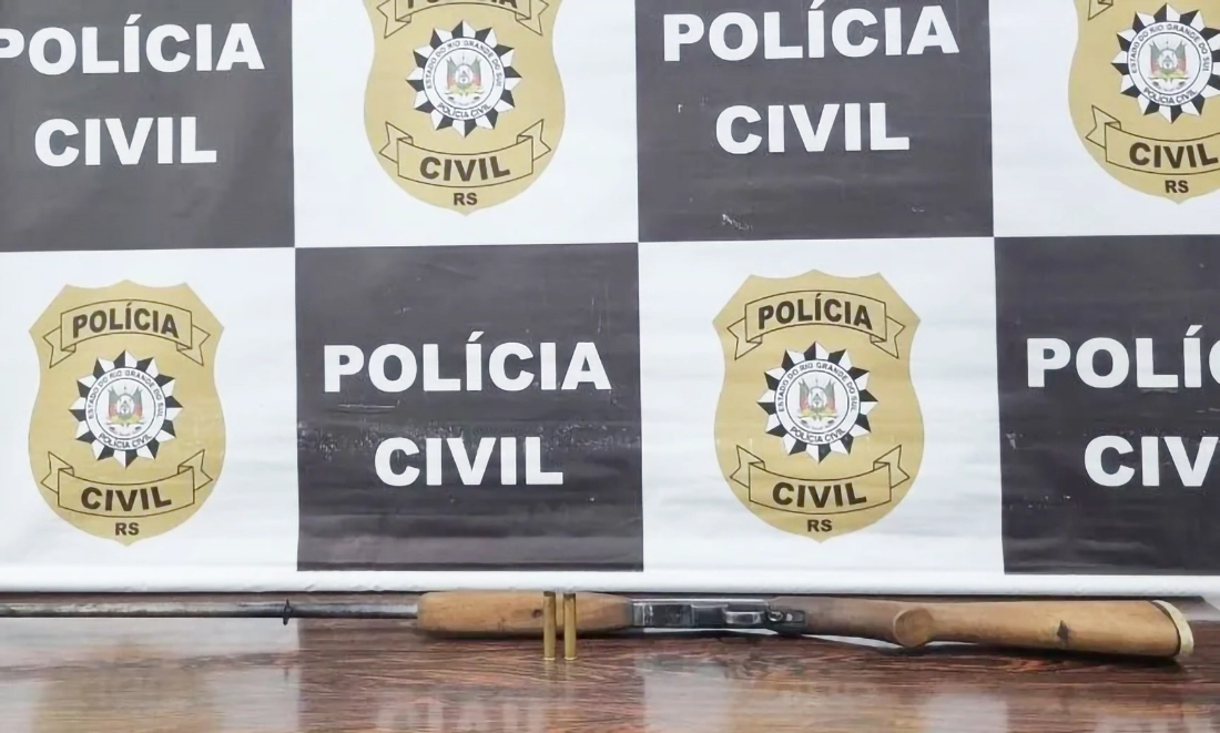 Capa Polícia Civil prende homem em Barra do Guarita por posse irregular de arma de fogo