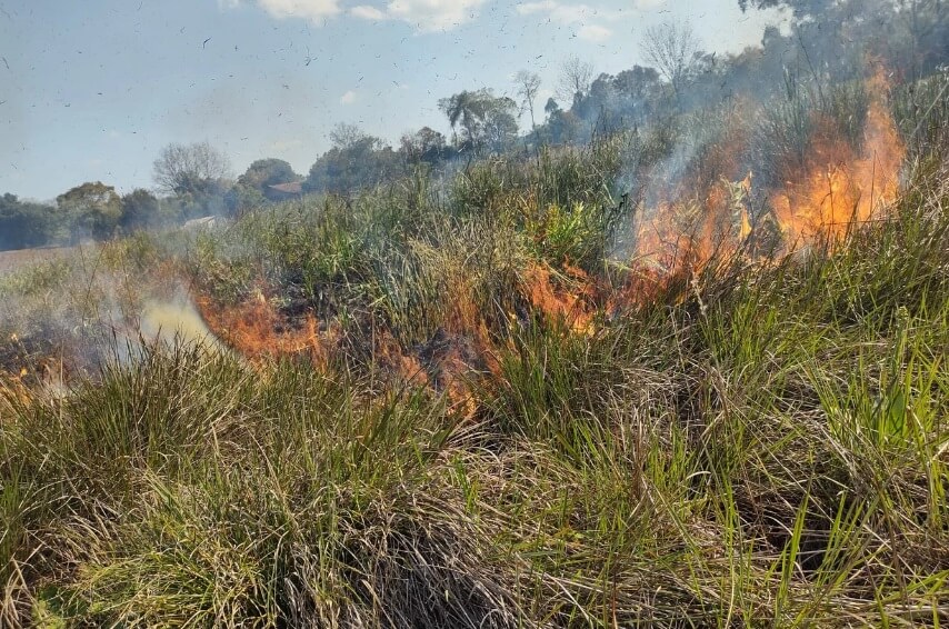 Capa Incêndio é registrado em Tenente Portela